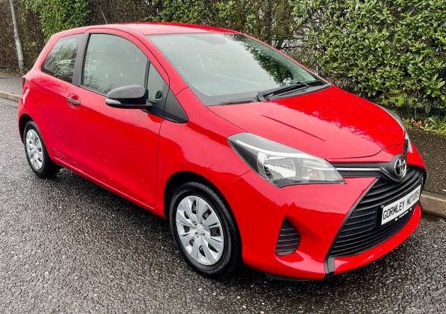 Toyota Yaris 1.0 VVT-i Active 3dr Hatchback Petrol Red